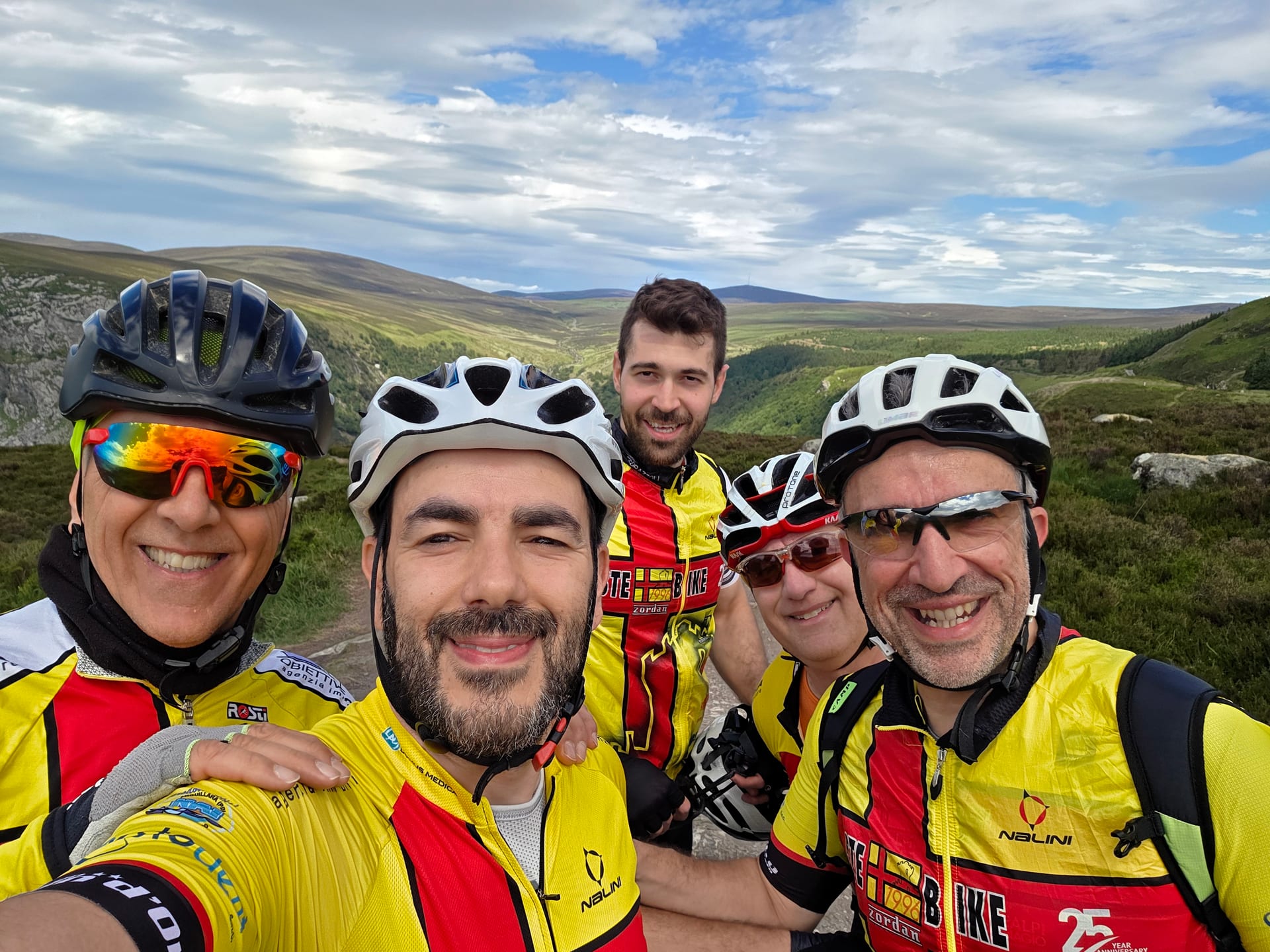 Selfie di gruppo al Sally Gap