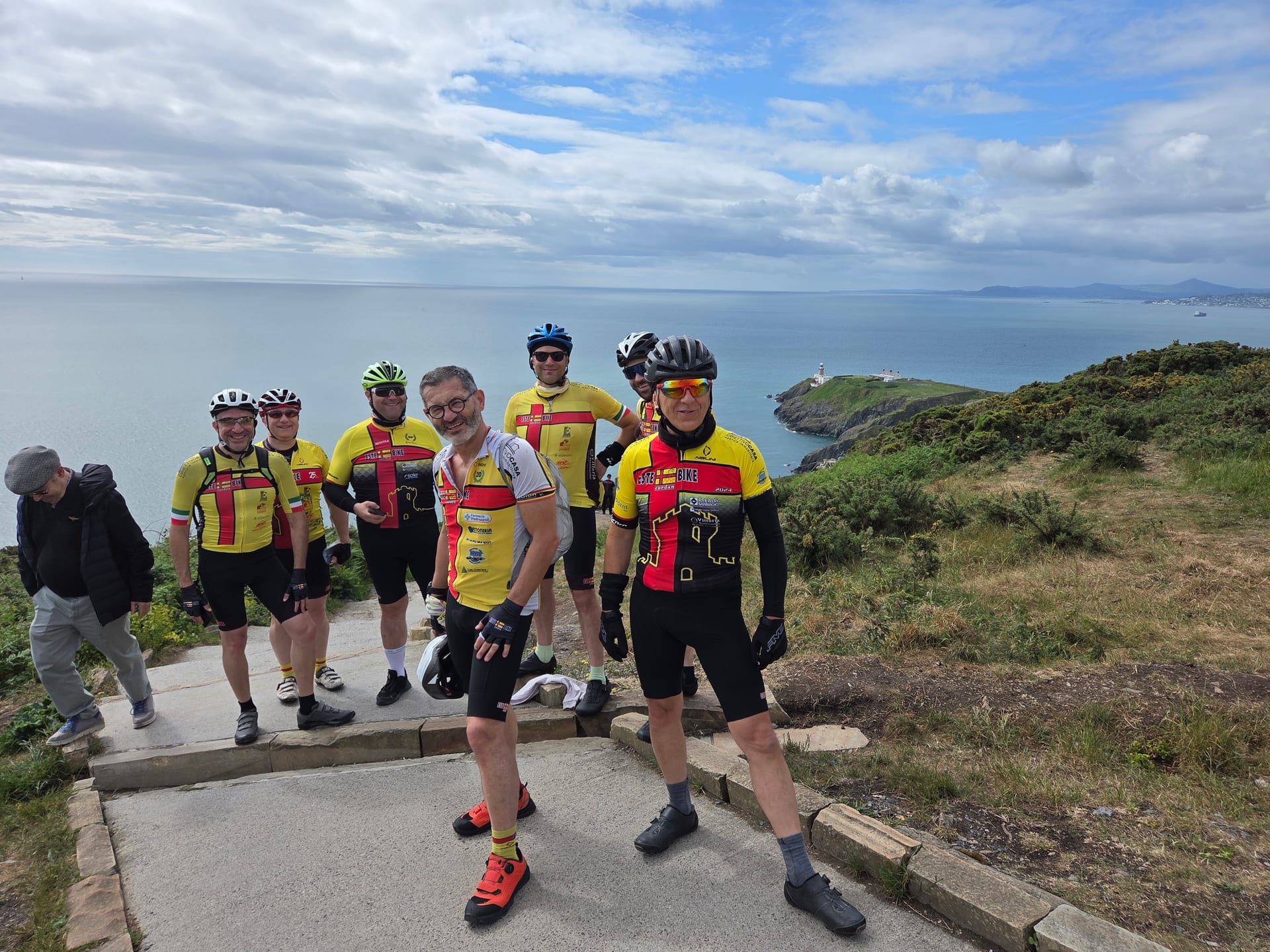 Foto di gruppo al Howth Summit