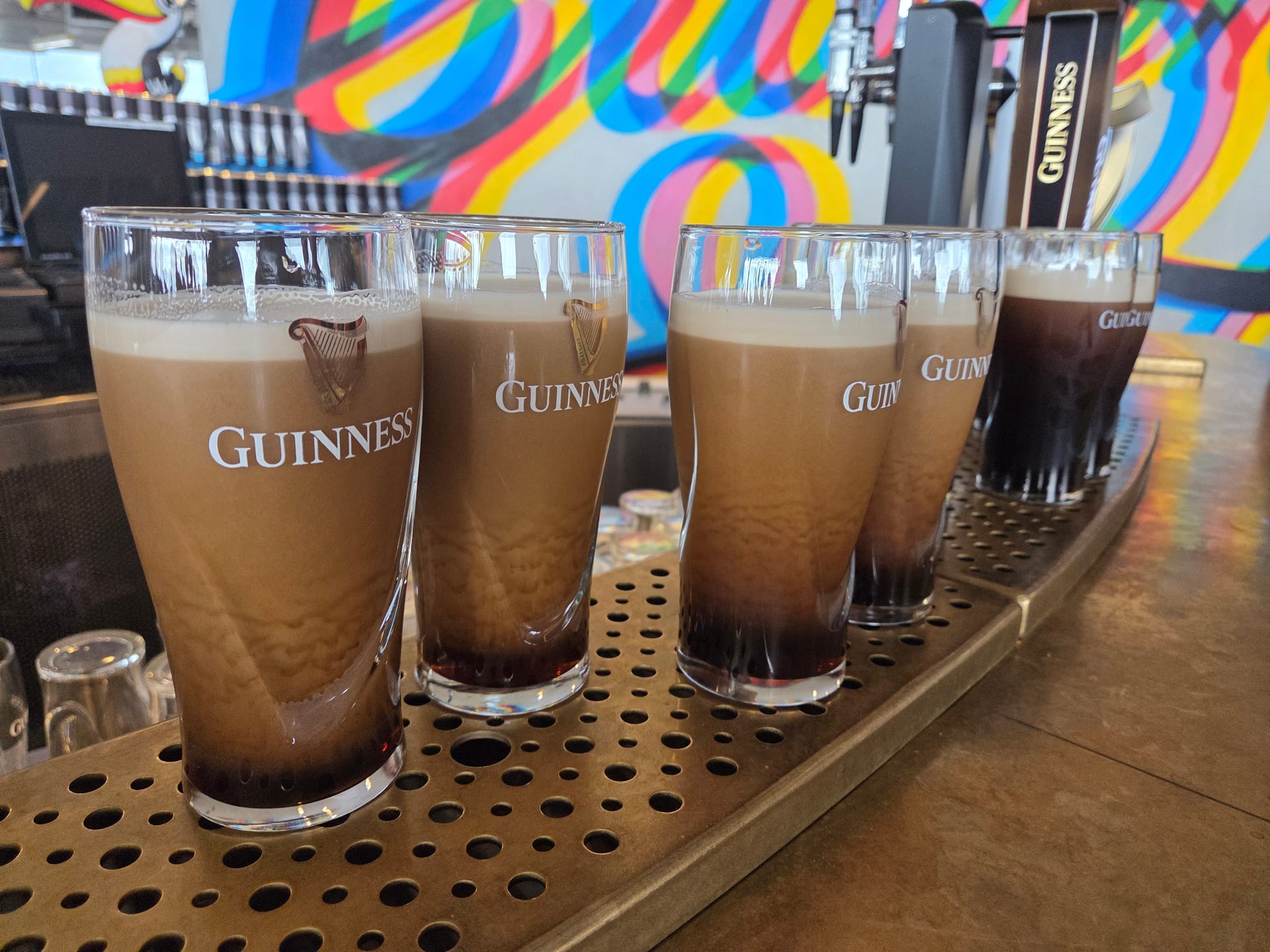 Pinta perfetta al Gravity Bar del Guinness Storehouse